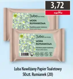 DUO-TES Luba Nawilżany Papier Toaletowy 50szt. Rumianek oferta