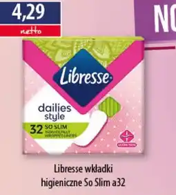 DUO-TES Libresse wkładki higieniczne So Slim a32 oferta