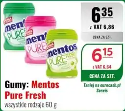 Eurocash Gumy: Mentos Pure Fresh oferta