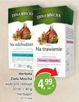 Passa Herbata Zioła Mnicha wybrane rodzaje oferta