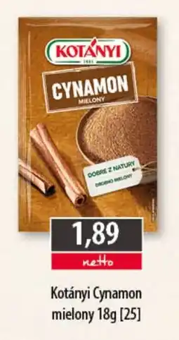 DUO-TES Kotányi Cynamon mielony oferta