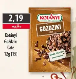 DUO-TES Kotányi Goździki Całe oferta