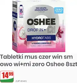 Dino Tabletki musujące czerwone winogrono i smoczy owoc witaminy i minerały zero Oshee 8 szt oferta