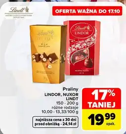 Carrefour Market Praliny Lindor, Nuxor LINDT oferta