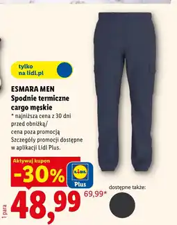 Lidl Spodnie termiczne Esmara oferta