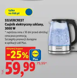 Lidl Czajnik elektryczny SilverCrest oferta