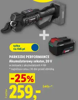 Lidl Sekator akumulatorowy Parkside oferta