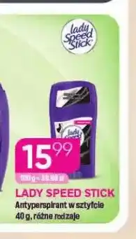 Koliber drogerie Antyperspirant w sztyfcie Lady Speed Stick oferta