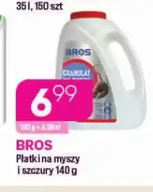 Koliber drogerie Płatki na myszy i szczury Bros oferta