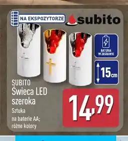 ALDI Świeca LED szeroka Subito oferta