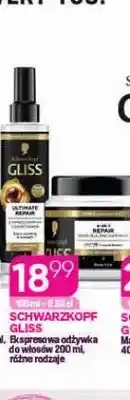 Koliber drogerie Ekspresowa odżywka do włosów Gliss oferta