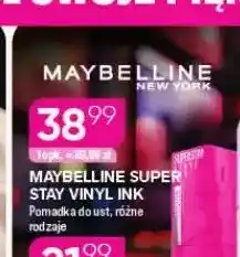 Koliber drogerie Pomadka do ust Maybelline Super Stay Vinyl Ink oferta
