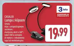 ALDI Lampa z klipsem z wbudowaną lupą Casalux oferta