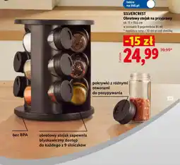 Lidl Stojak na przyprawy SilverCrest oferta