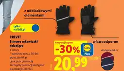 Lidl Rękawiczki dziecięce Crivit oferta