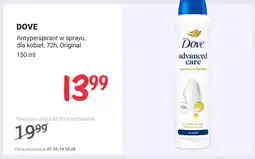 Rossmann Antyperspirant w sprayu dla kobiet 72h Original Dove oferta