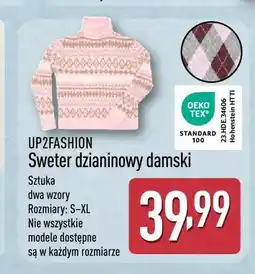 ALDI Sweter dzianinowy damski UP2FASHION oferta