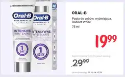 Rossmann Pasta do zębów wybielająca Radiant White Oral-B oferta