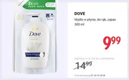 Rossmann Mydło w płynie do rąk zapas Dove oferta