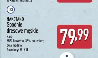 Spodnie dresowe męskie Naketano