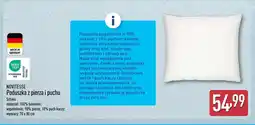 ALDI Poduszka z pierza i puchu Novitesse 70x80 cm oferta