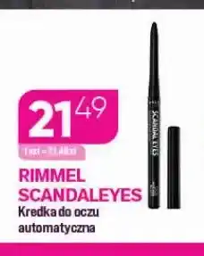 Koliber drogerie Kredka do oczu automatyczna Rimmel Scandaleyes oferta