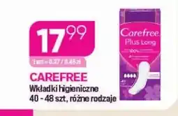 Koliber drogerie Wkładki higieniczne Carefree oferta