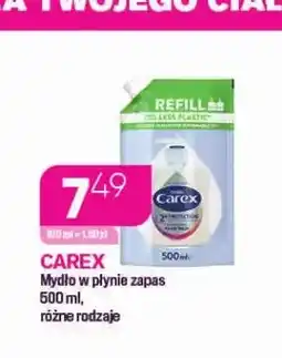 Koliber drogerie Mydło w płynie zapas Carex oferta