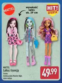 ALDI Lalka z licencją Monster High Mattel oferta