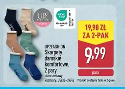 ALDI Skarpety damskie komfortowe 2-pak Up2fashion oferta