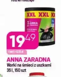 Koliber drogerie Worki na śmieci z uszkami 35 l Anna Zaradna oferta