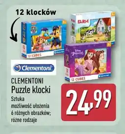 ALDI Puzzle klocki Clementoni oferta