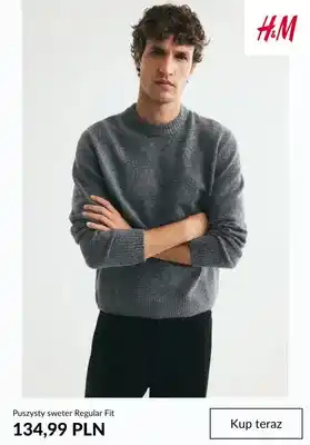 H&M Puszysty sweter Regular Fit H & M oferta