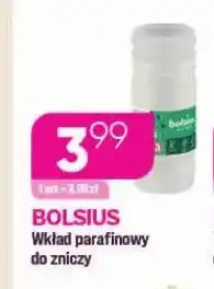 Koliber drogerie Wkład parafinowy do zniczy Bolsius oferta