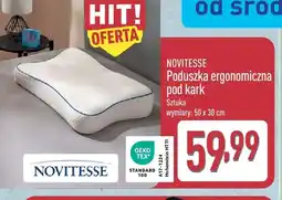 ALDI Poduszka ergonomiczna pod kark 50x30 cm Novitesse oferta