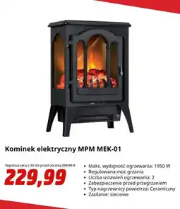 Media Markt Kominek elektryczny Mpm MEK-01 oferta