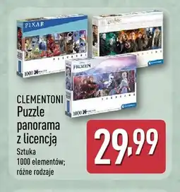 ALDI Puzzle panorama z licencją 1000 elementów Clementoni oferta