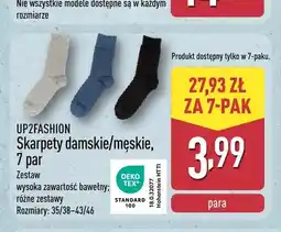 ALDI Skarpety damskie 7-pak UP2FASHION oferta