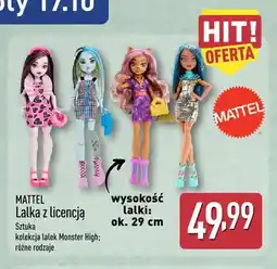 ALDI Lalka z licencją Monster High Mattel oferta