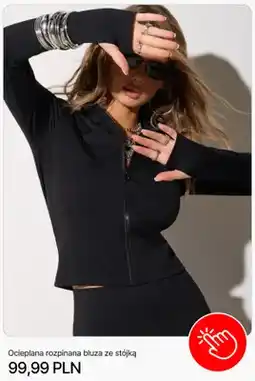 Cropp Ocieplana rozpinana bluza ze stójką Cropp oferta