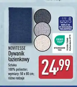 ALDI Dywanik łazienkowy 50x80 cm Novitesse oferta