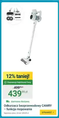 ERLI Odkurzacz bezprzewodowy Camry funkcja mopowania oferta