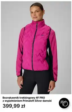 4F Bezrękawnik trekkingowy 4F PRO z wypełnieniem Primaloft Silver damski oferta