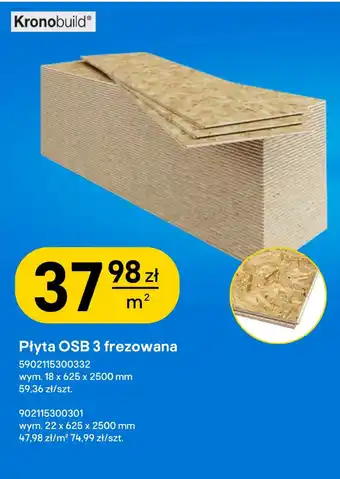 Płyta OSB 3 frezowana