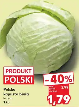 Kaufland Polska kapusta biała luzem oferta