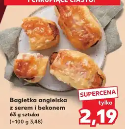 Kaufland Bagietka angielska z serem i bekonem oferta