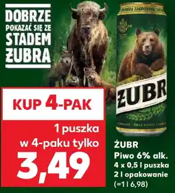 Kaufland ŻUBR Piwo oferta