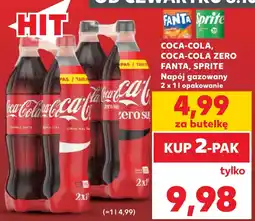 Kaufland Coca-Cola, Coca-cola zero, Fanta, Sprite Napój gazowany oferta