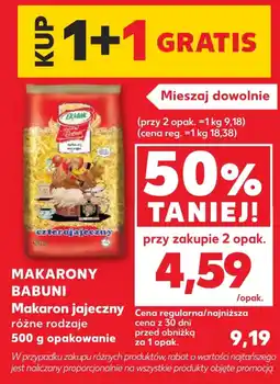 Kaufland Makaron jajeczny Babuni oferta