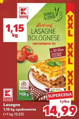 Kaufland Lasagne Bolognese oferta